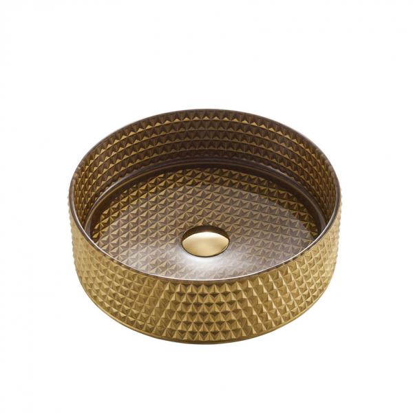 Cass&oslash;e Morello 36 fritst&aring;ende bowlevask - Glas/Messing