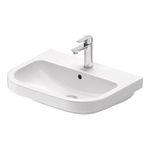Duravit D-code 60 h&aring;ndvask t/v&aelig;g - 1 hanehul