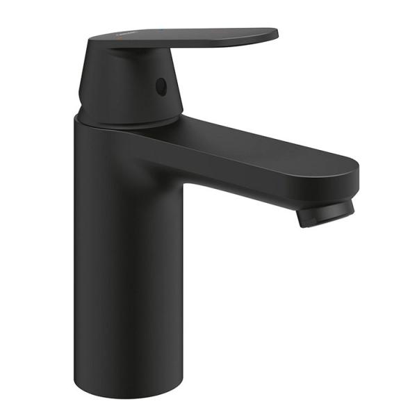 Grohe Get M h&aring;ndvaskarmatur m/push-open bundventil - Mat sort