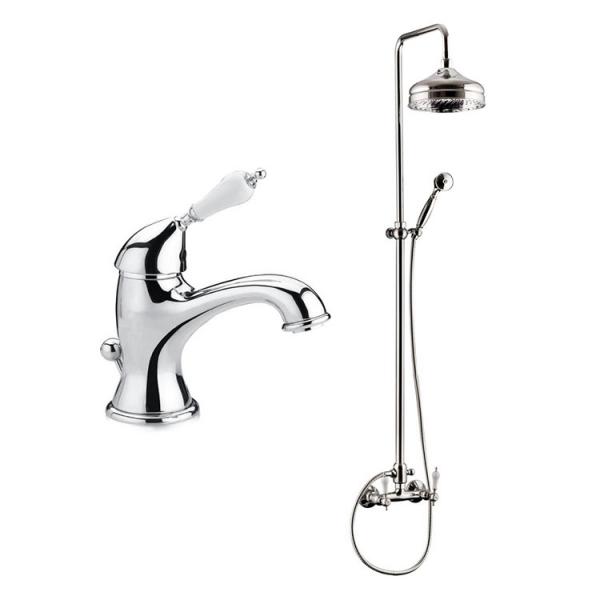 Cass&oslash;e Classic komplet pakke til badev&aelig;relset - Krom