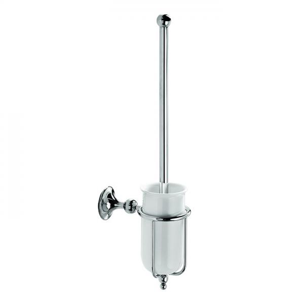 Cass&oslash;e Classic toiletb&oslash;rste t/v&aelig;g - Krom/porcel&aelig;n