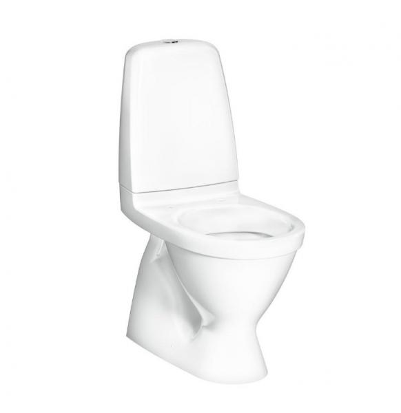 Gustavsberg Pacific 6500 toilet m/skjult S-l&aring;s