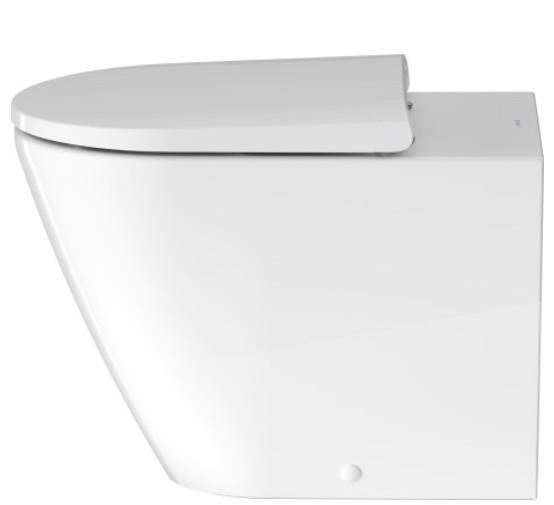 Duravit D-Neo Rimless BTW gulvst&aring;ende toilet - Hvid