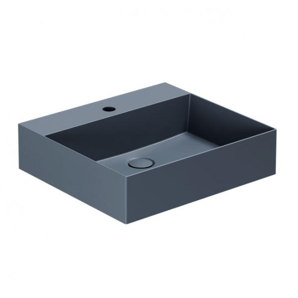 Lavabo Elegance SQ 50 h&aring;ndvask t/v&aelig;g eller m&oslash;bel - Uden overl&oslash;b - Royal blue