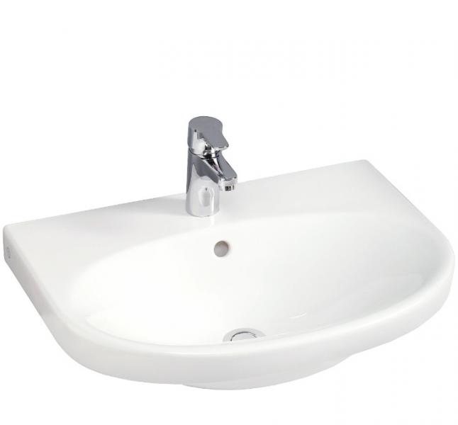 Gustavsberg Nautic 56 h&aring;ndvask t/v&aelig;g - 1 hanehul