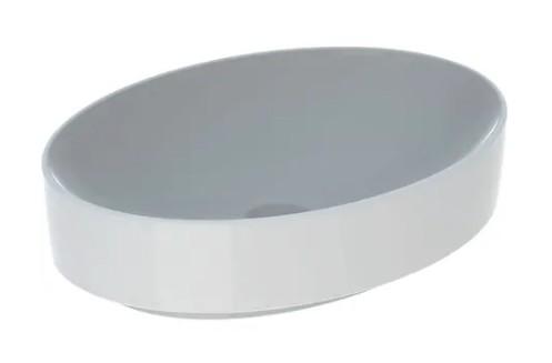 Geberit Variform 55 oval fritst&aring;ende bowlevask - Uden overl&oslash;b