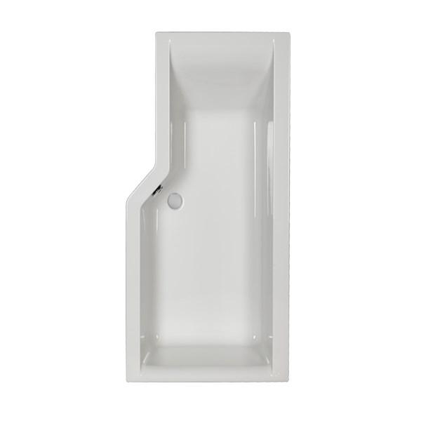 Str&oslash;mberg Urban Edge badekar t/brus - 157,5 x 70/84,5 - H&oslash;jre - 1 rygl&aelig;n