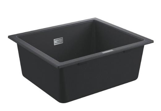 Grohe K700U k&oslash;kkenvask i komposit u/bagkant 60-C - Sort