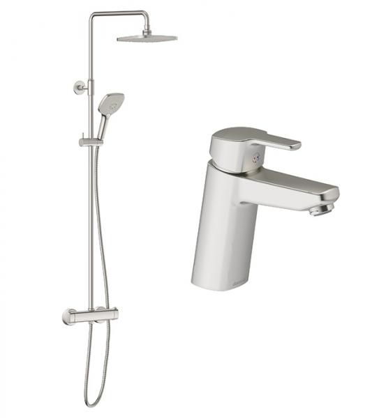 Damixa Pine komplet pakke til badev&aelig;relset - Steel