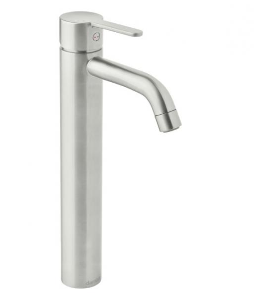 Damixa Silhouet L h&aring;ndvaskbatteri u/bundventil - Steel