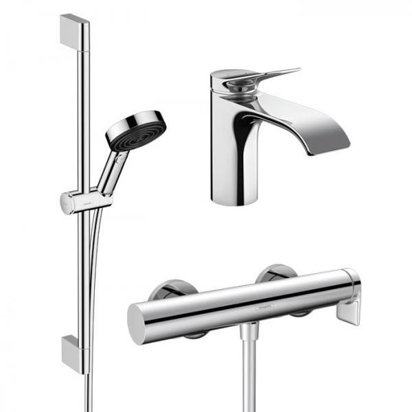 hansgrohe Vivenis komplet pakke til badev&aelig;relse - Krom