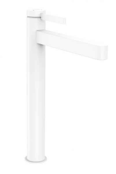 Hansgrohe Finoris 260 h&aring;ndvaskarmatur m/push-open - Mat hvid