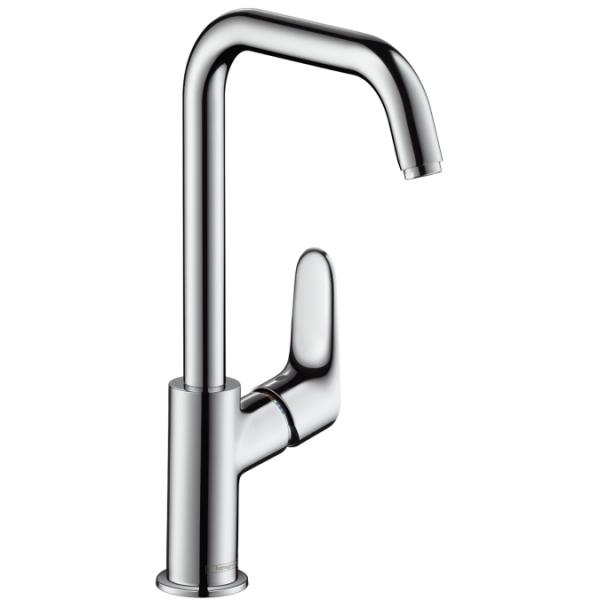 Hansgrohe Focus h&aring;ndvaskarmatur m/svingtud - H&oslash;j model
