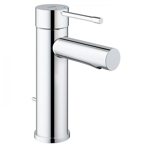 Grohe Essence New h&aring;ndvaskarmatur m/l&oslash;ft-op bundventil og EcoJoy - Krom