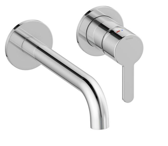 Damixa Silhouet armatur til indbygning i v&aelig;g - Krom