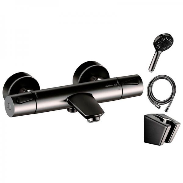 Damixa Silhouet komplet kararmatur - B&oslash;rstet grafitgr&aring;