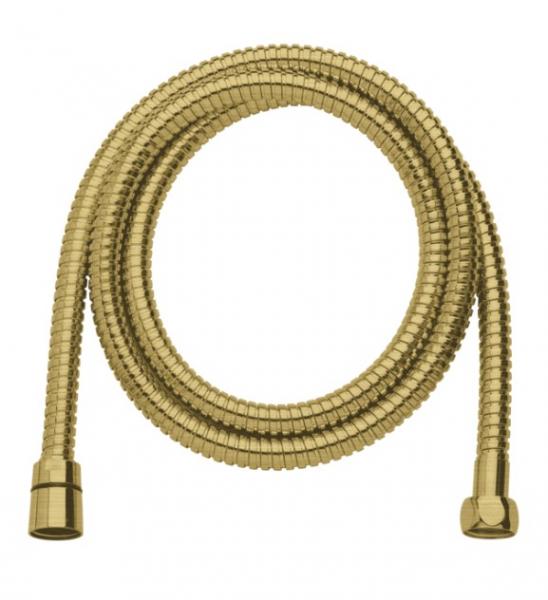 Damixa Metal bruserslange - 1750 mm - B&oslash;rstet messing