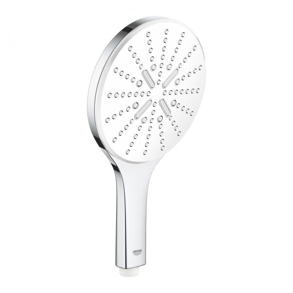 Grohe Rainshower SmartActive 150 h&aring;ndbruser - Krom/hvid