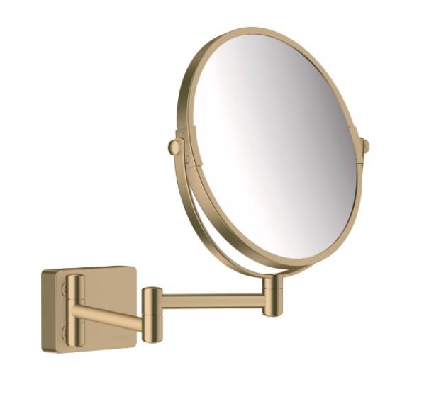 Hansgrohe AddStoris barber-/kosmetikspejl - B&oslash;rstet bronze