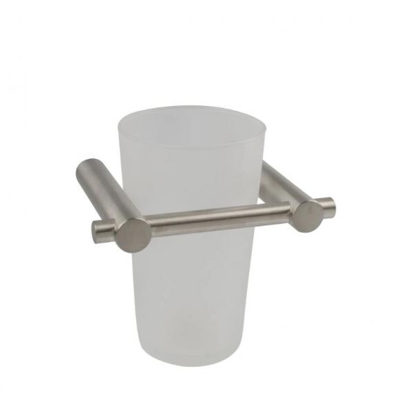 Cool Line tandkrus m/v&aelig;gholder - Poleret st&aring;l
