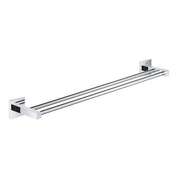 Grohe Start Cube dobbelt h&aring;ndkl&aelig;destang - 600 mm - Krom