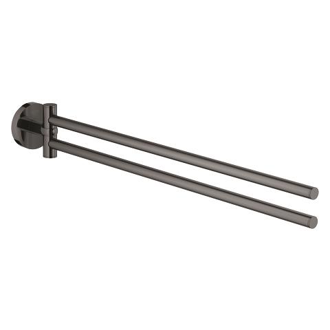 Grohe Essentials h&aring;ndkl&aelig;deholder - Poleret hard graphite