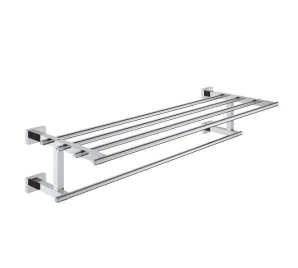 Grohe Essentials Cube h&aring;ndkl&aelig;destang m/hylde - Krom