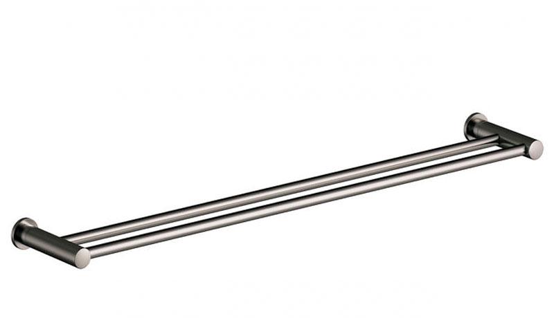 Damixa Silhouet dobbelt h&aring;ndkl&aelig;destang - 800 mm - B&oslash;rstet grafitgr&aring;