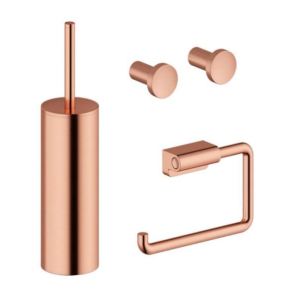 Damixa Zen tilbeh&oslash;rspakke til badev&aelig;relset - B&oslash;rstet kobber