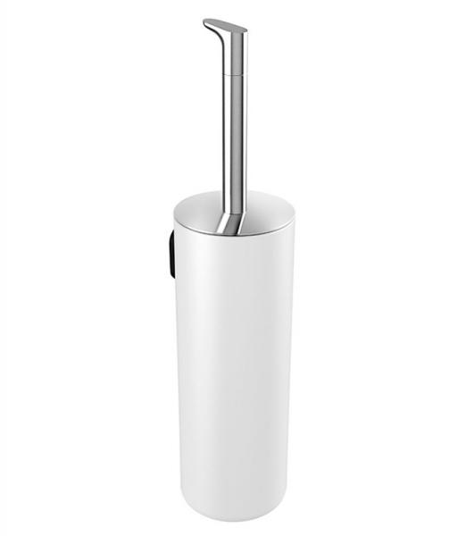 Pressalit Style toiletb&oslash;rste t/v&aelig;g eller gulv - Krom/Hvid