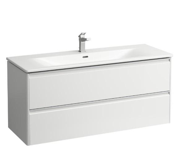 Laufen Palace 120 m&oslash;belpakke - Hvid h&oslash;jglans