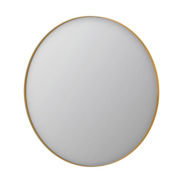Sanibell Ink SP15 rundt spejl m/ramme &Oslash;100 - B&oslash;rstet mat guld