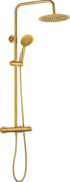 Nortiq komplet brusesystem &Oslash;22 - B&oslash;rstet messing