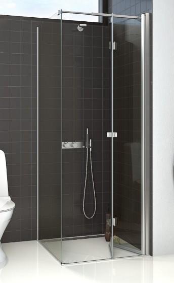 Dansani Match B+D 80x80 brusehj&oslash;rne - Klar glas/matkrom