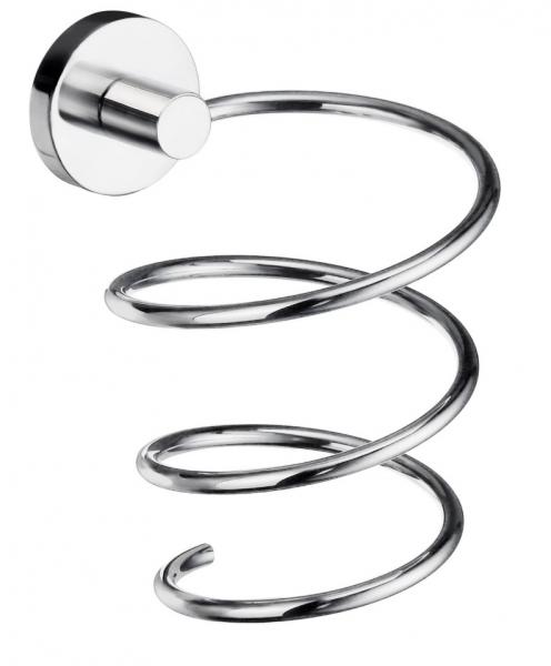 Smedbo Home holder til h&aring;rt&oslash;rrer - Spiral - Krom