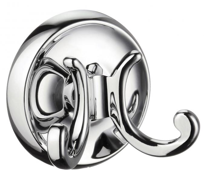 Smedbo Villa dobbelt h&aring;ndkl&aelig;dekrog - Krom