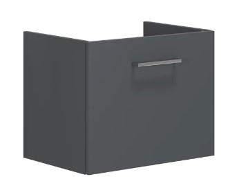 Dansani Mido+ 50 underskab m/skuffe - Gr&aring; mat