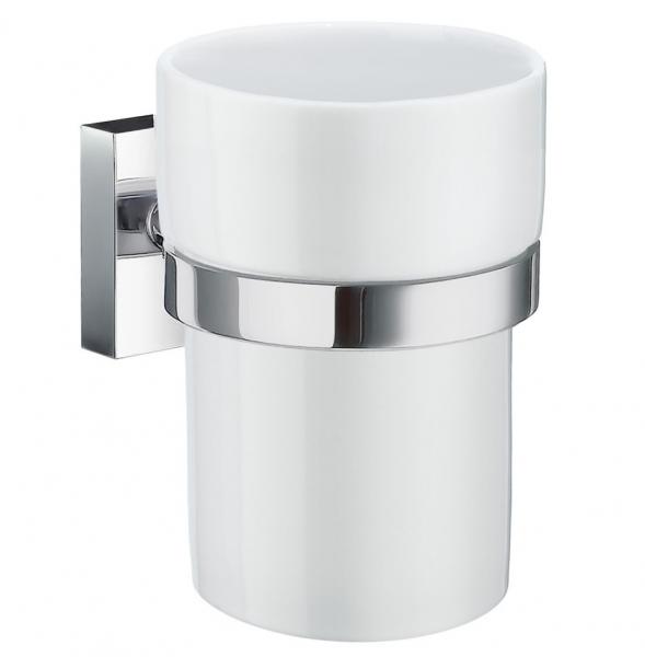 Smedbo House tandkrusholder til v&aelig;g - Krom