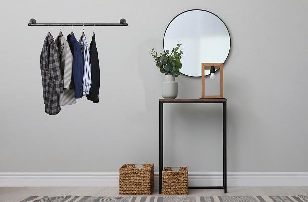 Simple Racks Brooklyn v&aelig;gh&aelig;ngt b&oslash;jlestang - 60,5 x 10 CM