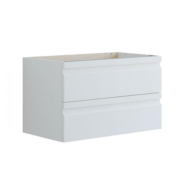 Dansani Luna Urban vaskeskab 80*48 m/skuffer - Hvid mat lak