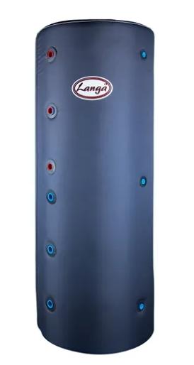 Lang&aring; isoleret akkumuleringstank - 200 liter