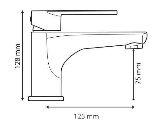 Hafa Mix h&aring;ndvaskbatteri - Krom