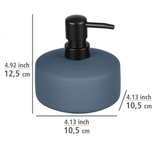 Wenko Avellino keramik s&aelig;bedispenser - Bl&aring;
