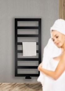 Kriss Sigma h&aring;ndkl&aelig;det&oslash;rrer - 60x132 cm - Mat sort