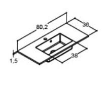Dansani Mini Minore 80 m&oslash;belvask - 1 hanehul