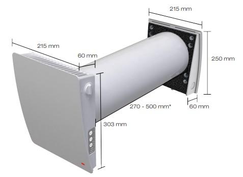 Duka One S6 Plus Varmegenvinding m/ Wifi - &Oslash;160mm