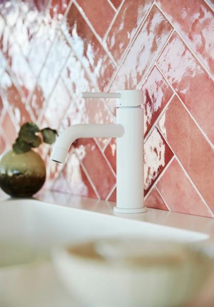 Cass&oslash;e Newform XT h&aring;ndvaskarmatur u/bundventil - Mat hvid