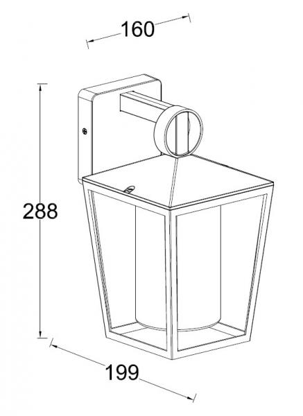 Lutec Tradition West udend&oslash;rslampe - Mat sort