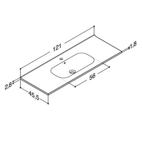Dansani Kantate 120 m&oslash;belvask - 1 hanehul