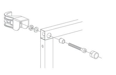 Gustavsberg hj&oslash;rnev&aelig;gbeslag til Triomont-fikstur